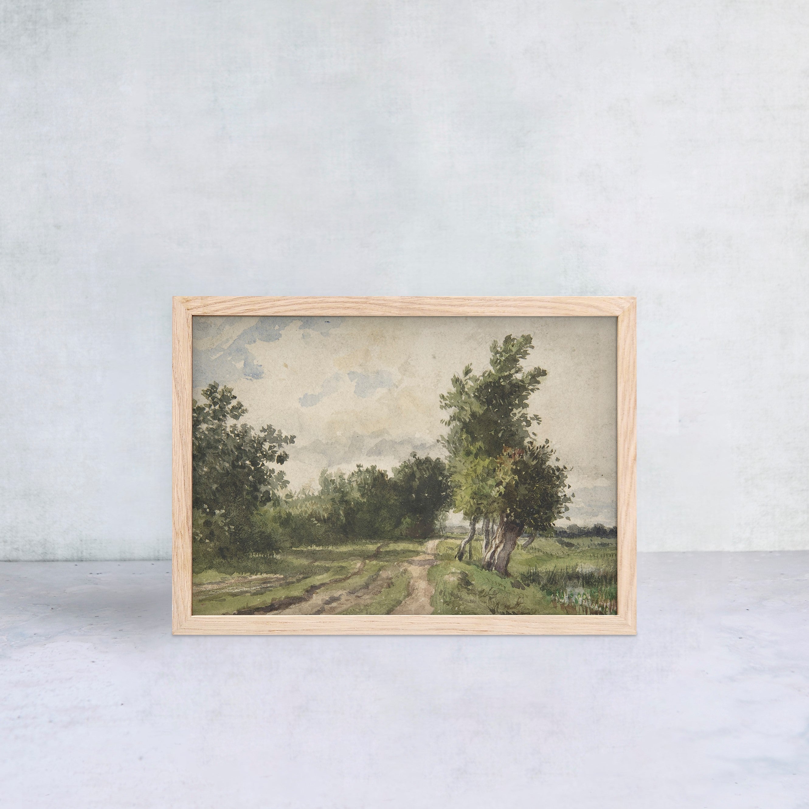 In the Woods Vintage Art