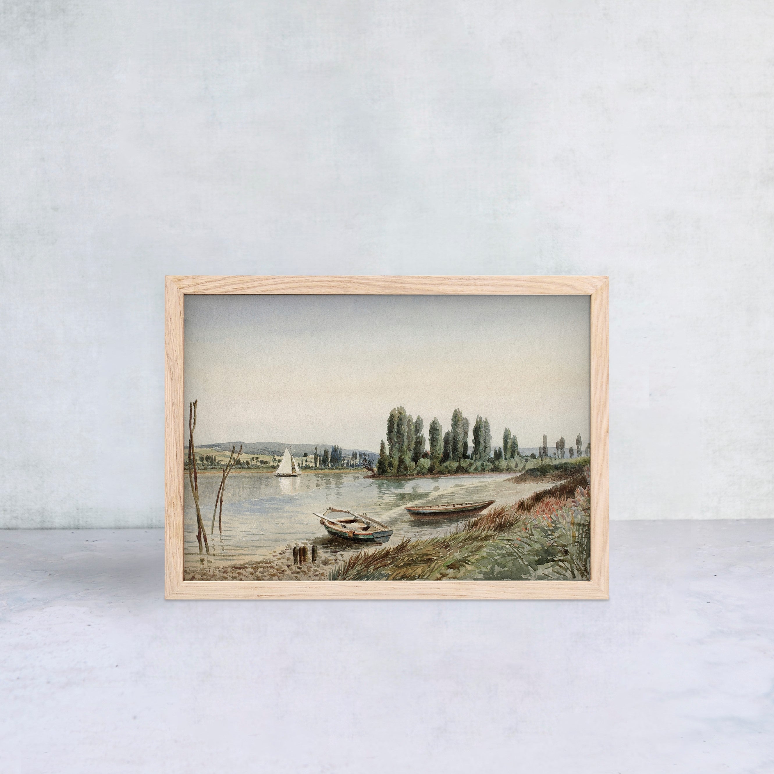 Sailing Day Vintage Art