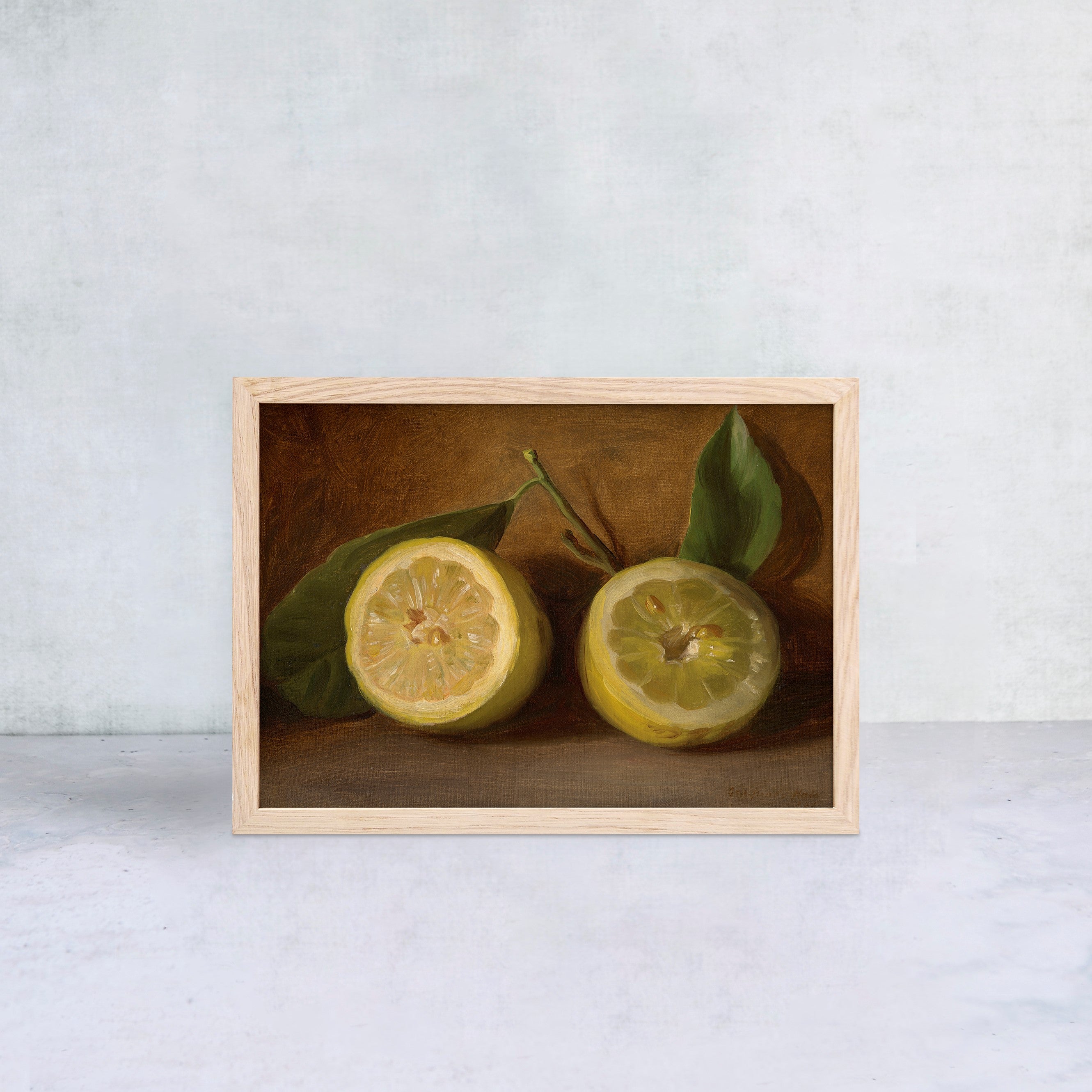 Vintage Lemon Art