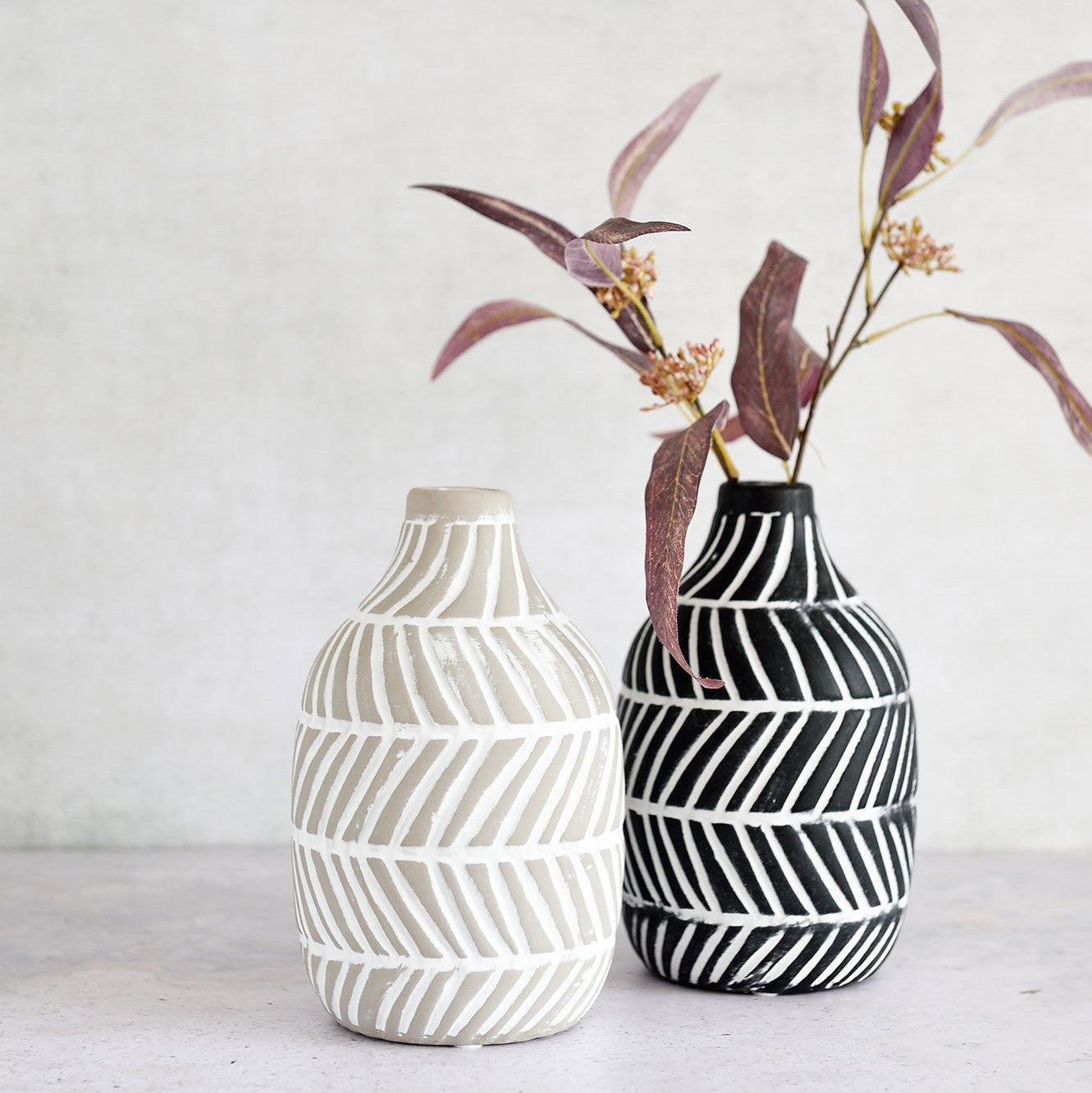 Chevron Bud Vase