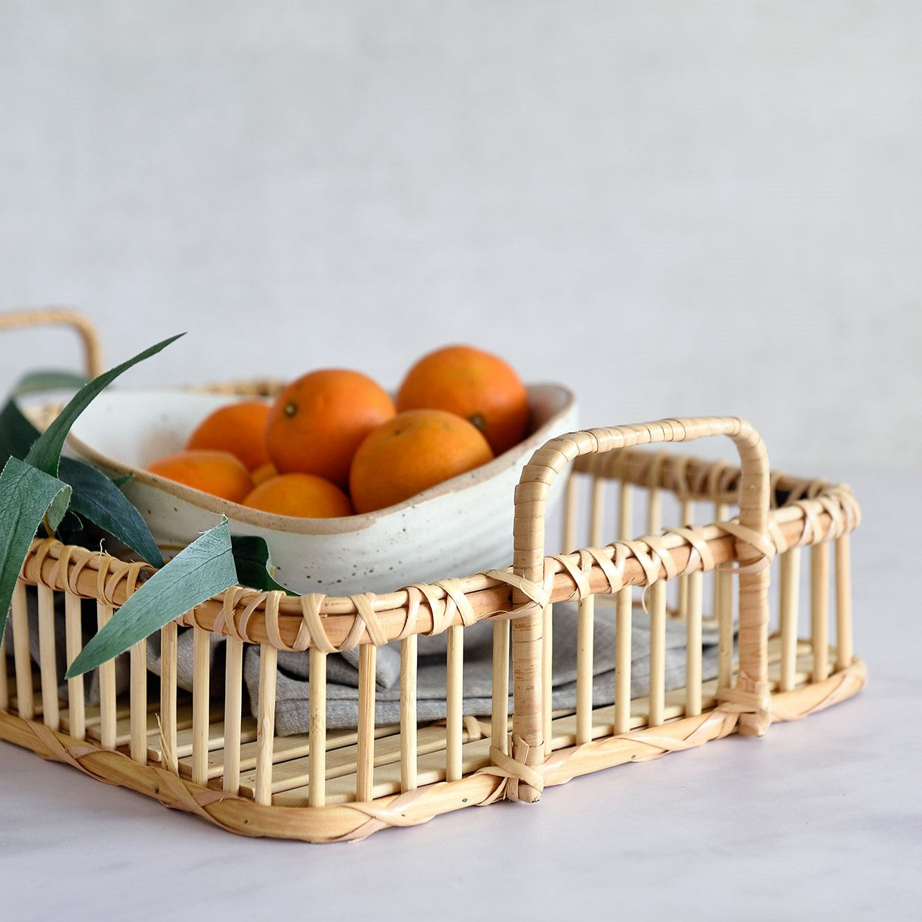Glenn Rectangular Bamboo Tray