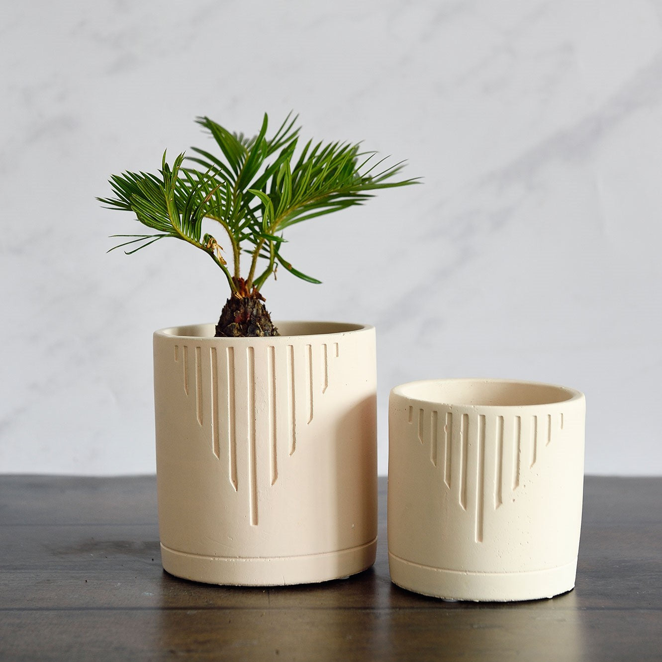 Janine cement pot collection