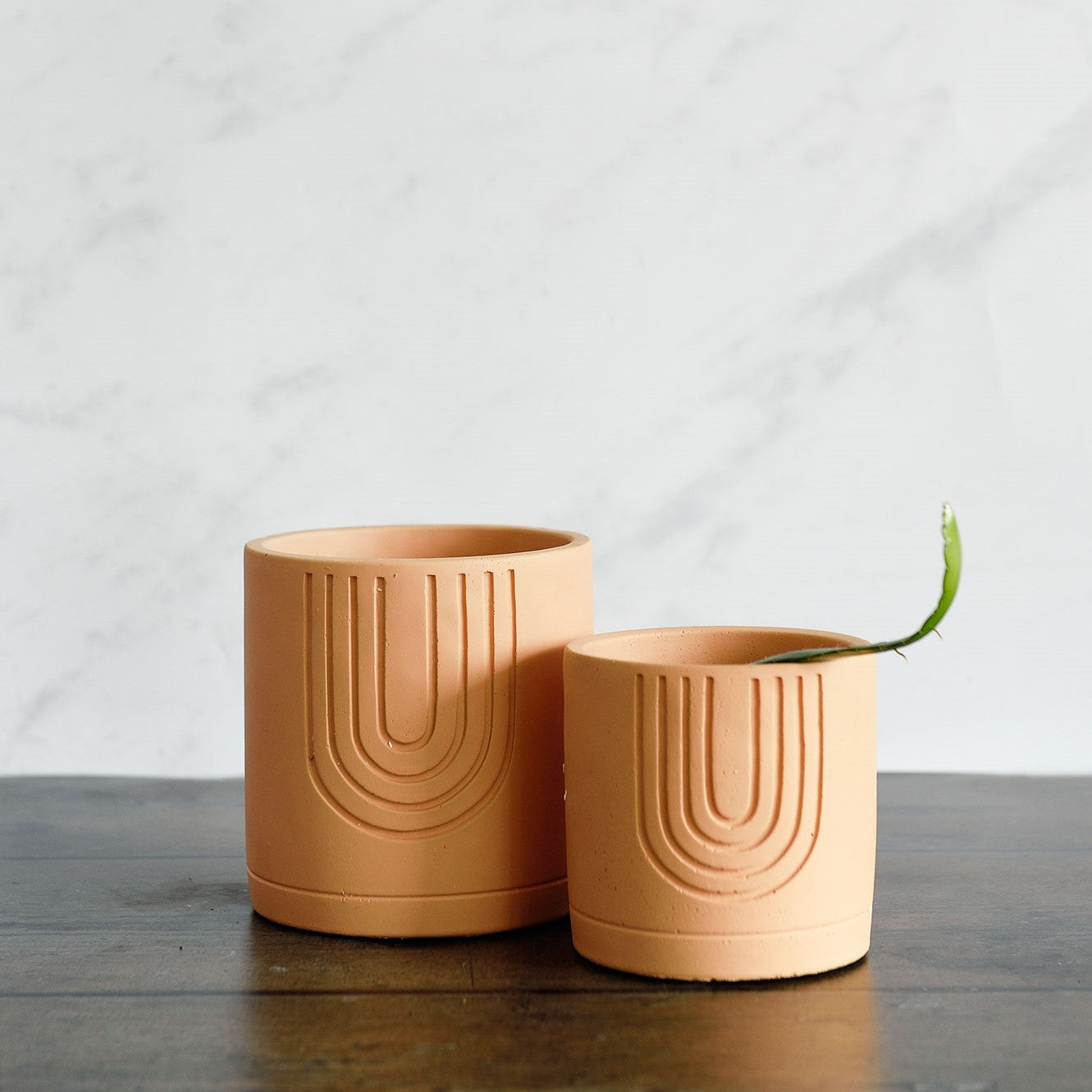 Janine cement pot collection