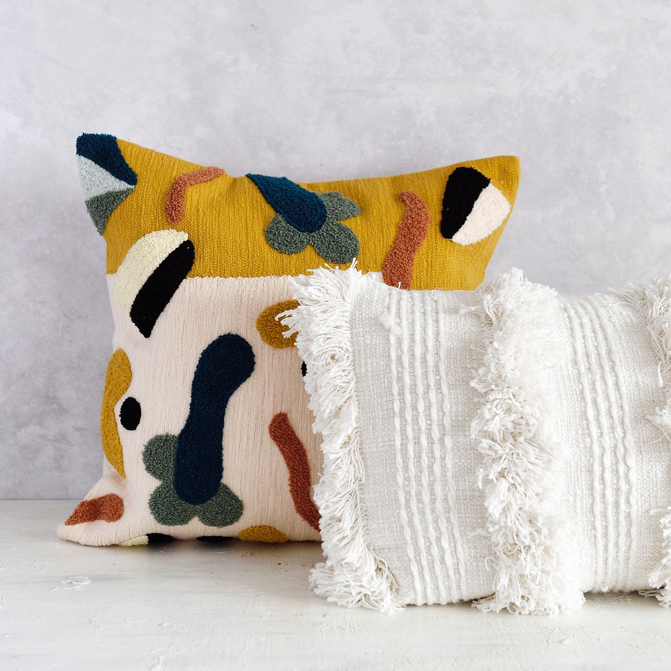 Meadow Embroidered Pillow