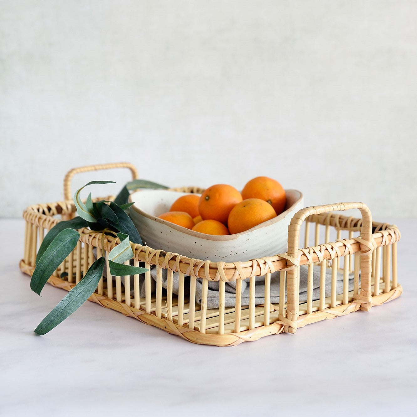 Glenn Rectangular Bamboo Tray